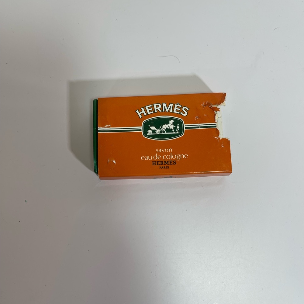 Vintage Hermes Savon Eau De Cologne Soap .2 Oz Made In France